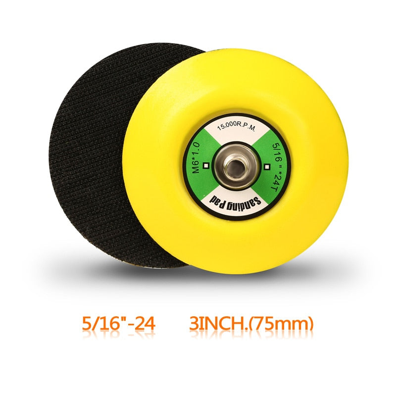 SPTA Backing Plate Pad - Choose the Perfect Size for Your Air Sander or Car Polisher