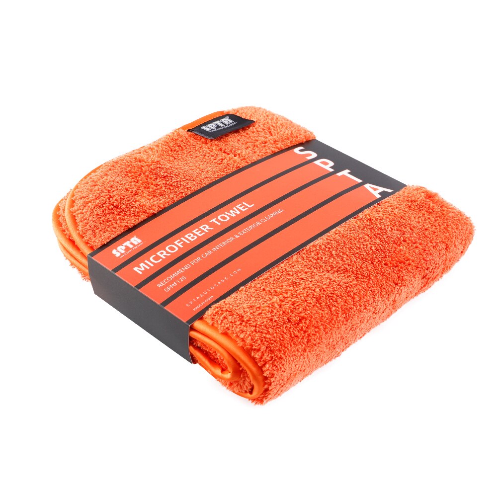 SPTA Microfiber Car Wash Towel - 41x41 cm Car Cleaning and Drying Cloth for Polishing and Detailing