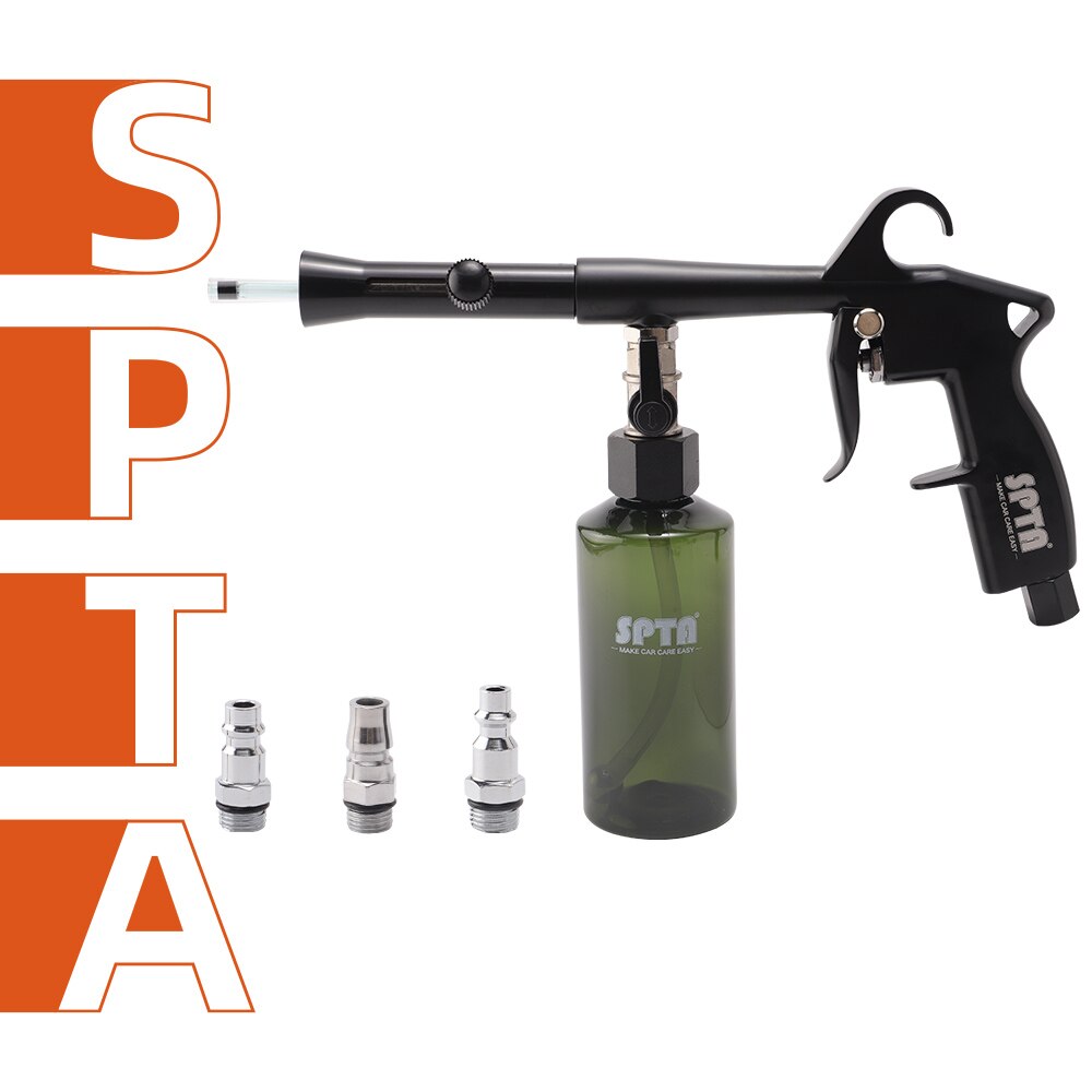 SudsAutoSalon High-Power Air Blow Gun - Adjustable High-Pressure Nozzle for Auto Interior Cleaning