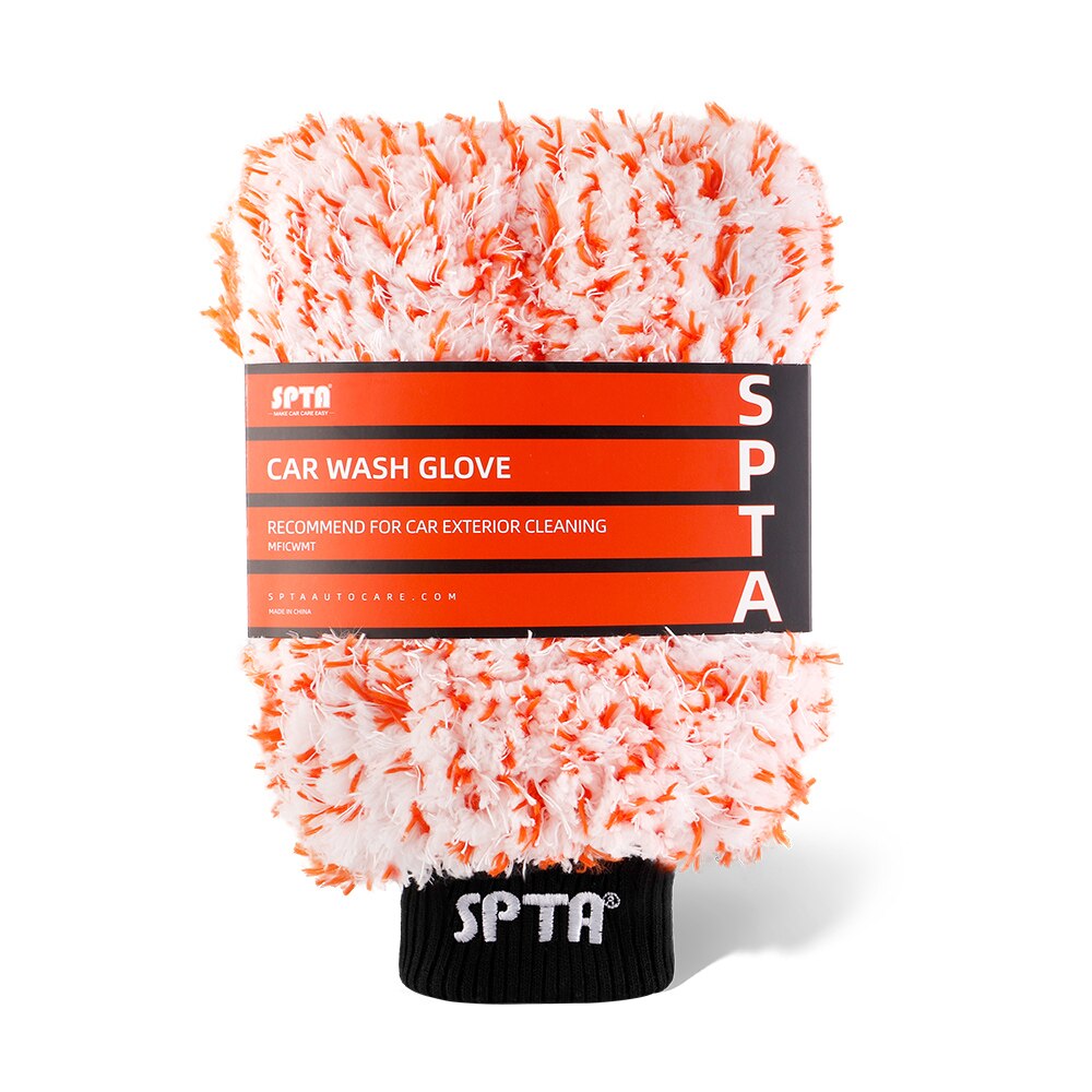 SudsAutoSalon Ultra-Soft Microfiber Car Wash Mitt - Scratch-Free, Lint-Free, and Machine Washable