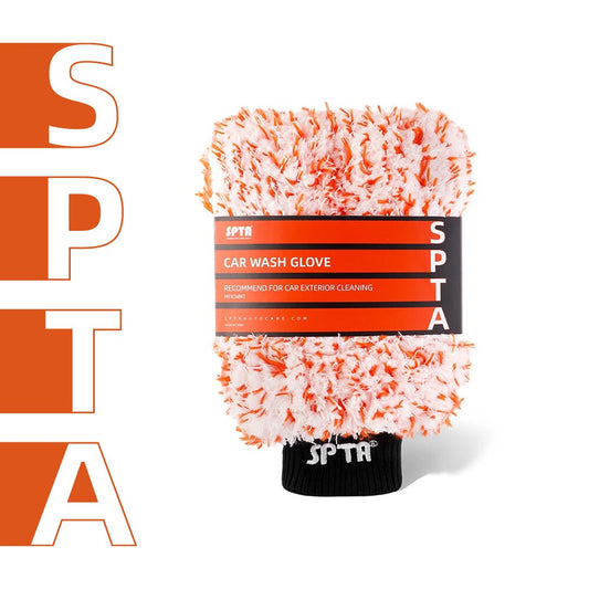 SudsAutoSalon Ultra-Soft Microfiber Car Wash Mitt - Scratch-Free, Lint-Free, and Machine Washable