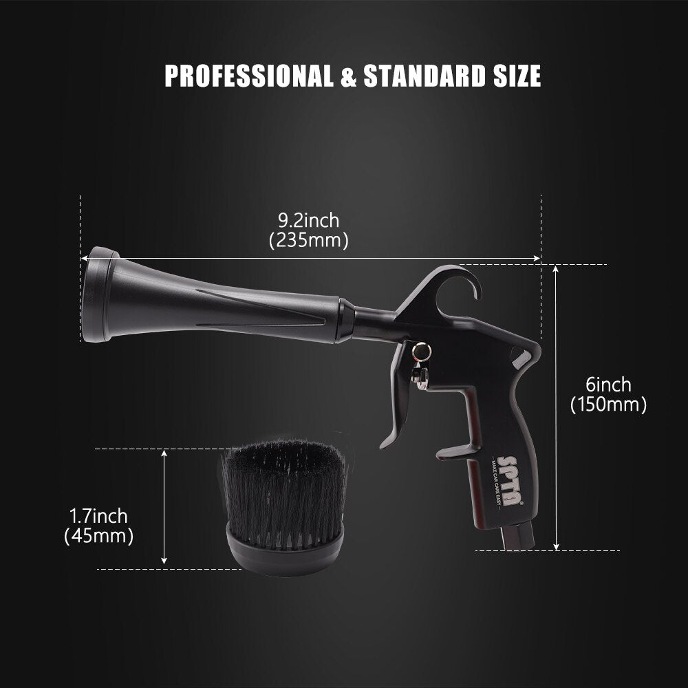 SPTA Air Blow Car Wash Gun - High Pressure Tornado Dust Blowing Gun for Interior Detailing