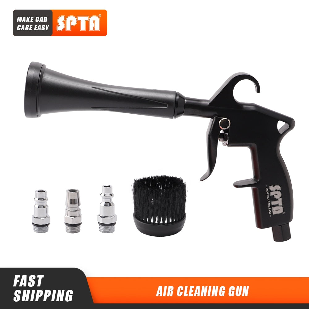 SPTA Air Blow Car Wash Gun - High Pressure Tornado Dust Blowing Gun for Interior Detailing