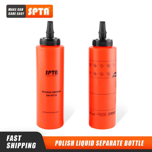 SudsAutoSalon Exclusive: SPTA 400ml Cylindrical Sub-Bottle for Polishing Compound & Detailing Chemicals
