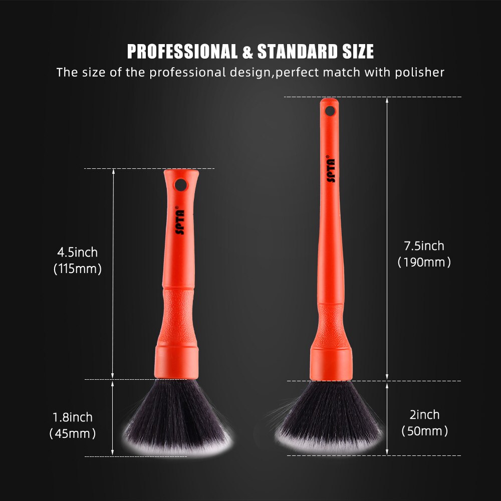 SPTA Car Detailing Brush Set