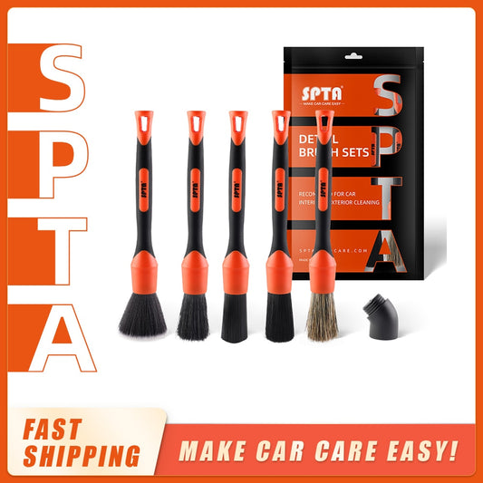 Ultimate Car Detailing Brush Set – 5-in-1 Premium Brushes for All Surfaces