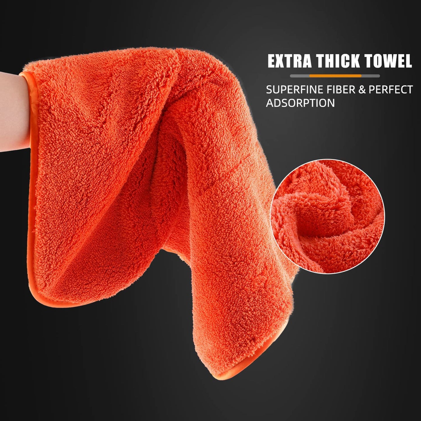 SPTA 1200gsm Microfiber Towels – Superior Cleaning Power for Pristine Vehicles