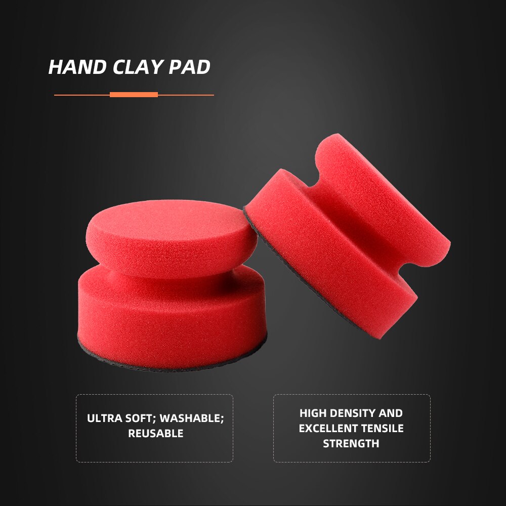 SPTA 3" Magic Clay Sponge Bar - Car Wax & Polish Pad for Efficient Auto Detailing