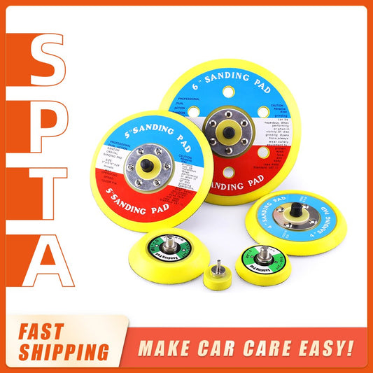 SPTA Backing Plate Pad - Choose the Perfect Size for Your Air Sander or Car Polisher