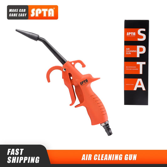 SPTA High Power Air Pressure Nozzle Blow Spray Gun - Anti-Slip Rubber Coated Handle for Car Detailing